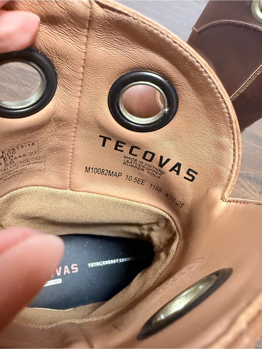 Tecovas ROPER BOOTS LongHaul Waterproof Roper Composite Toe Work 10.5 EE WIDE - Picture 9 of 10